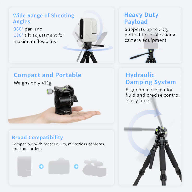 Seestar TH10 Fluid Tripod Head - Image 8
